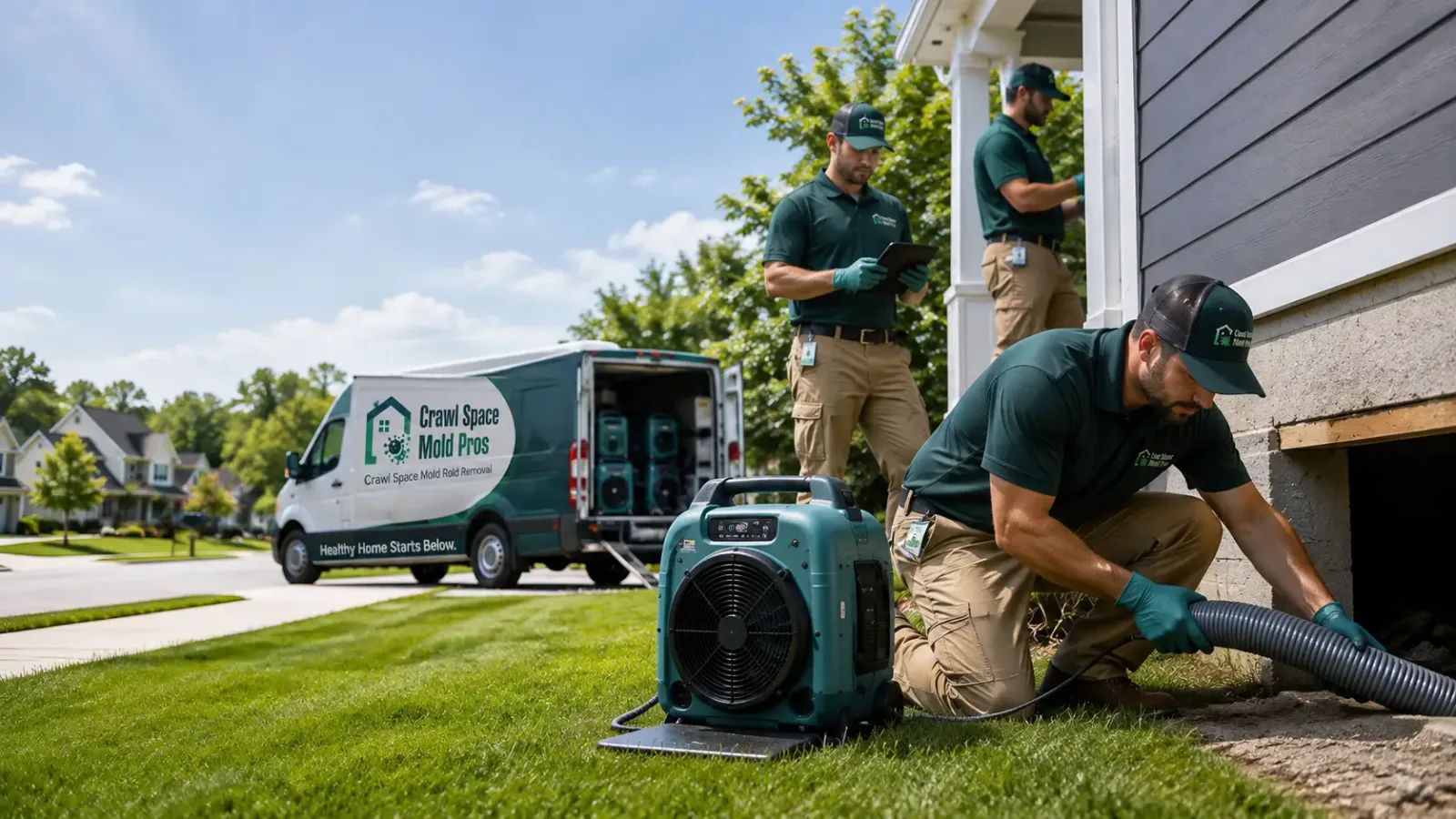 Crawl Space Mold Removal in Edmonton, KY